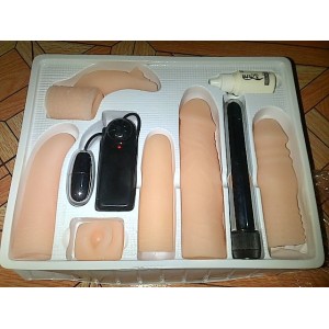 vibrator komplit-alat-bantu-sex-wanita-dildo-beauty-kit-vibrator-kondom-dildo-getar-electric-paket-penggeli-vagina-terbaru