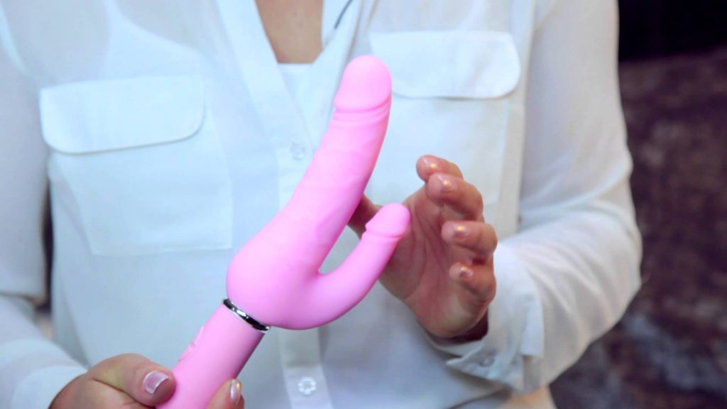 Alat Bantu Sex Wanita Vibrator Levuna Double Penis
